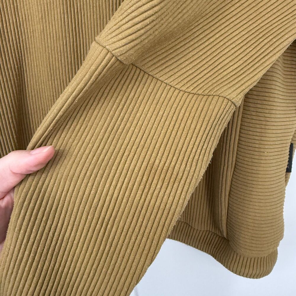Varley Cowl Neck Charles Sweatshirt Ribbed Pullover Tie Bottom Yoga Cozy Women S - Picture 4 of 13